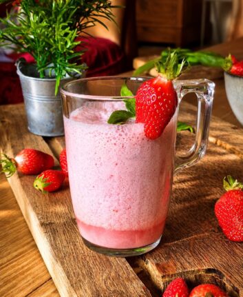 Milkshake à la fraise